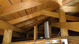 福岡市の西区石丸でデザインアンテナ取り付け